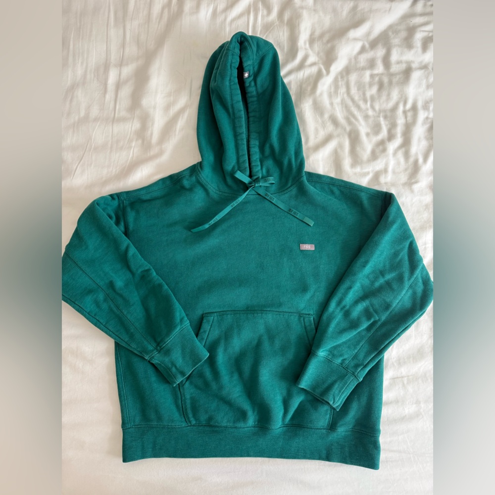 FIGS off-shift Hunter Green Hoodie